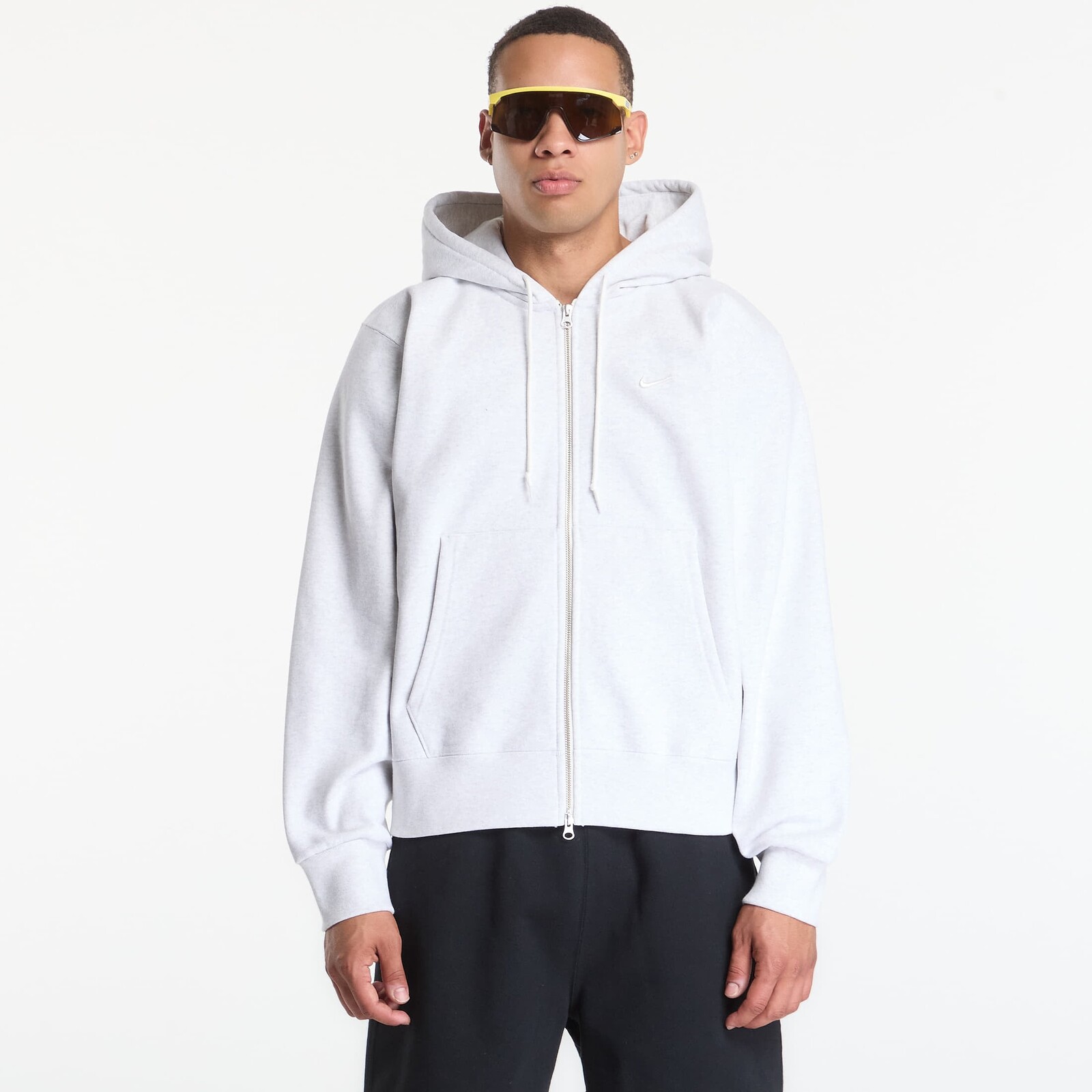 Sweatshirt Nike Men's Fleece Full-Zip Hoodie Birch Heather XS