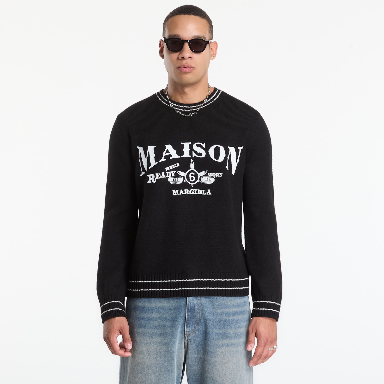 Sweatshirt MM6 Crewneck Black S