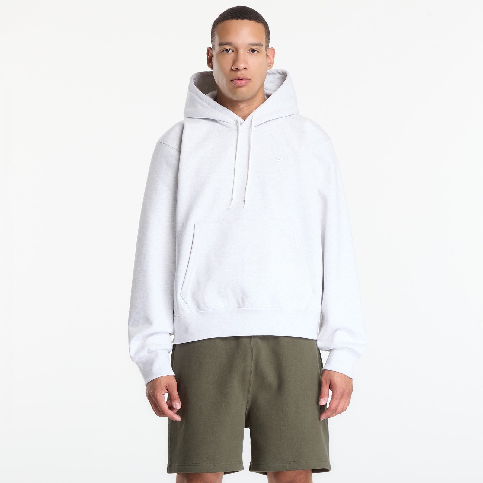 Sweatshirt Nike Men's Fleece Hoodie Birch Heather XXL