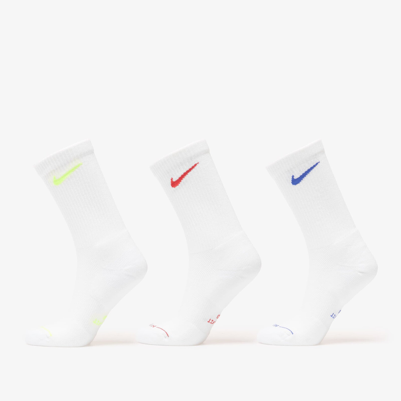 Nike Everyday Elevated Crew Socks 3-Pack Multi-Color M