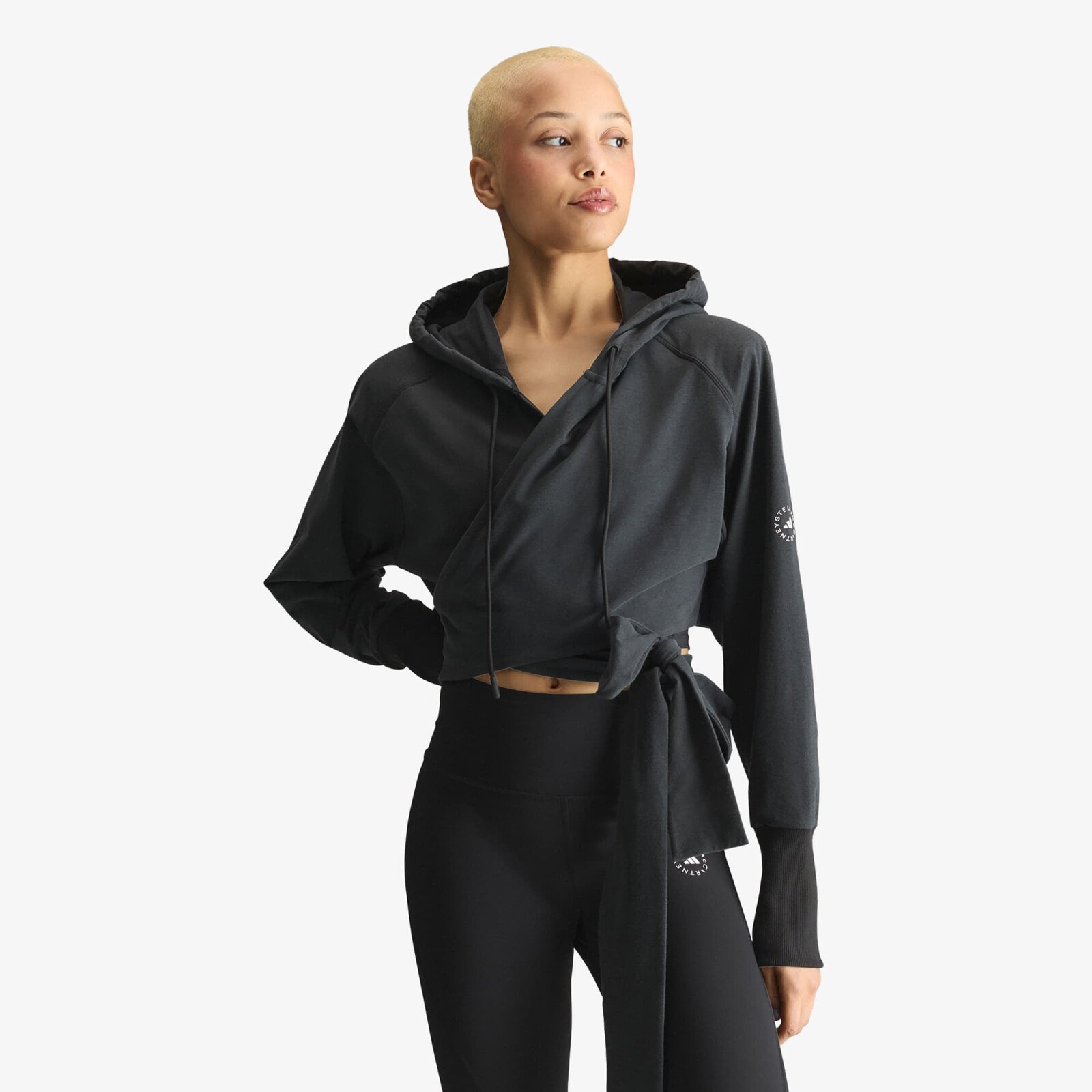 Sweatshirt adidas x Stella McCartney Wrap Hoodie Black XS