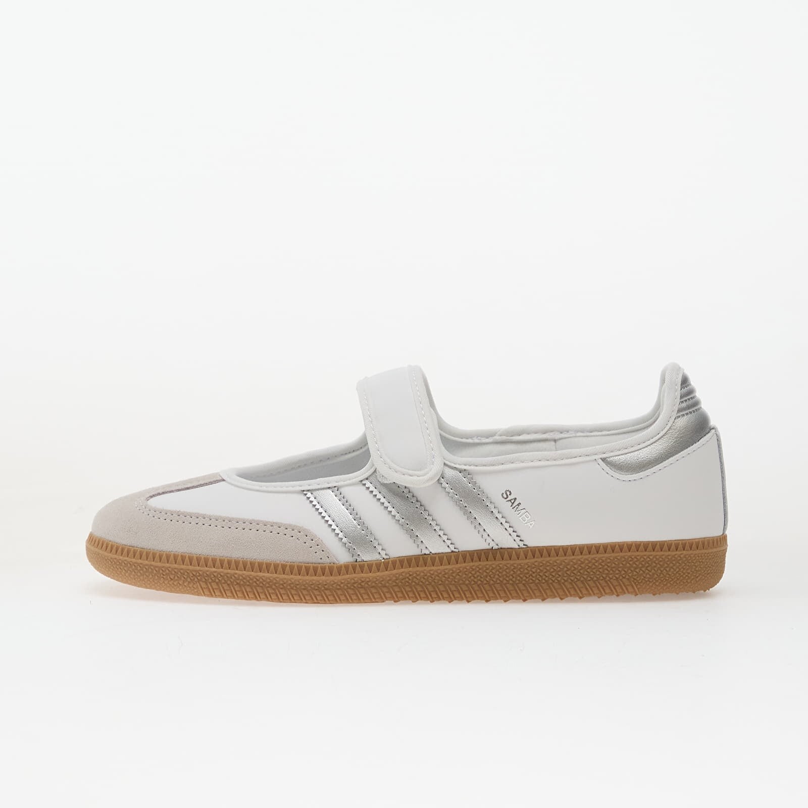Sneakers adidas Samba Jane W Ftw White/ Silver Metallic/ Gum4 UK 4.5