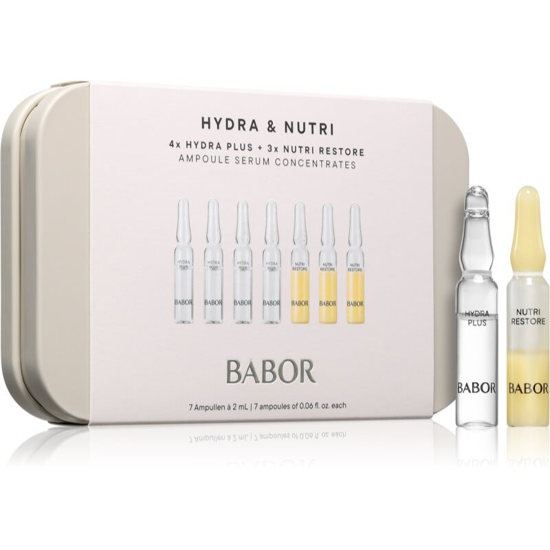 BABOR Ampoule Concentrates Hydra & Nutri set with nourishing and moisturising effect