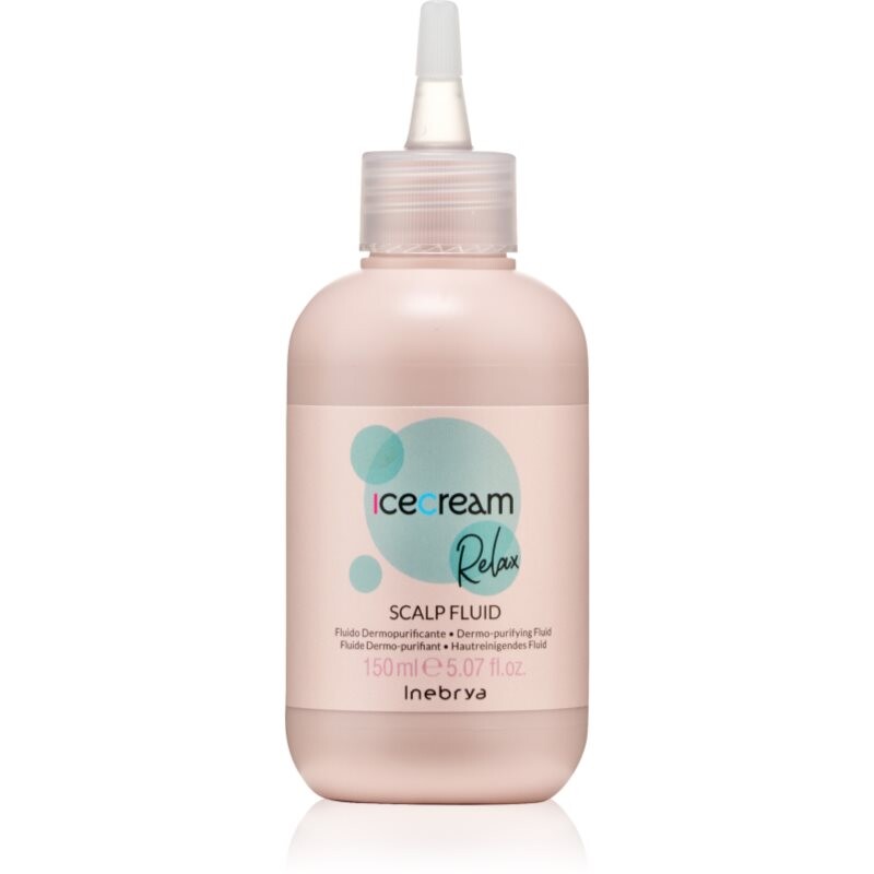 Inebrya Ice Cream Relax Scalp Fluid Pre-shampoo pre-shampoo nourishing treatment na pokožku hlavy 150 ml
