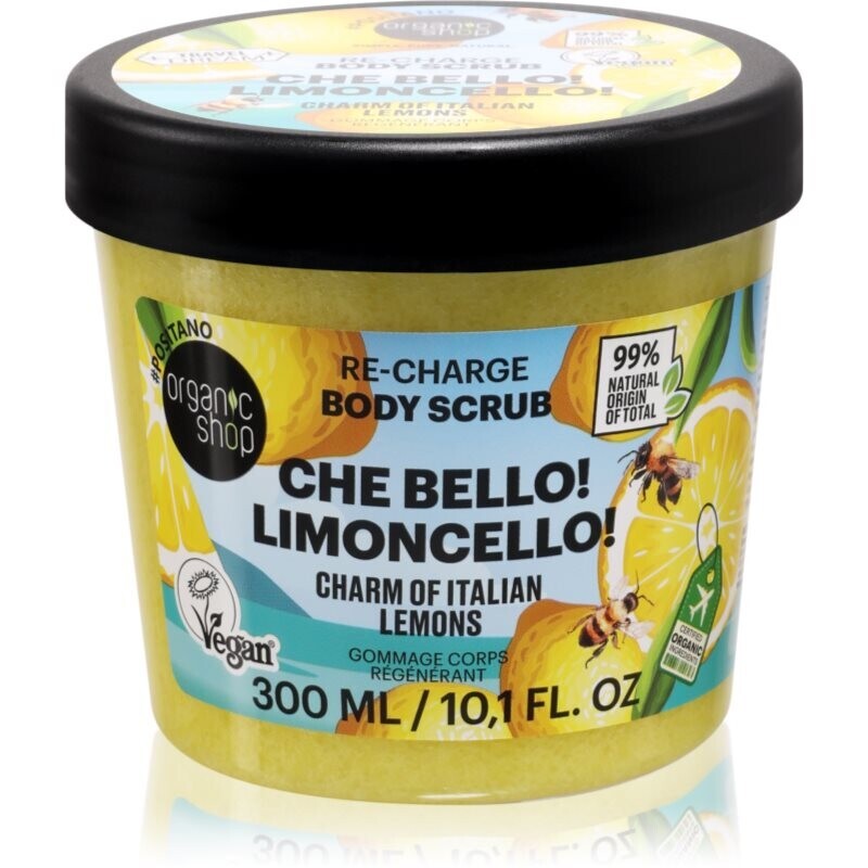 Organic Shop Body Scrub Che Bello! Limoncello! energising body scrub 300 ml