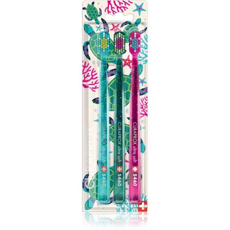 Curaprox CS 5460 Turtle Edition toothbrushes 3 pc