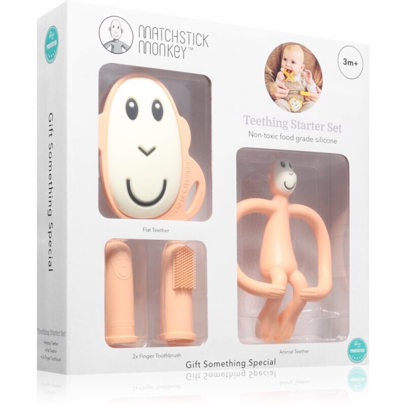 Matchstick Monkey Starter Set Monkey Peach gift set for children 3m+ 1 pc