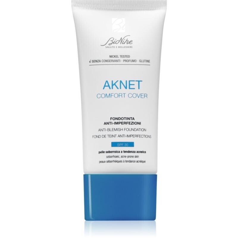 BioNike Aknet Comfort Cover high cover foundation for problem skin shade 103 Beige 30 ml