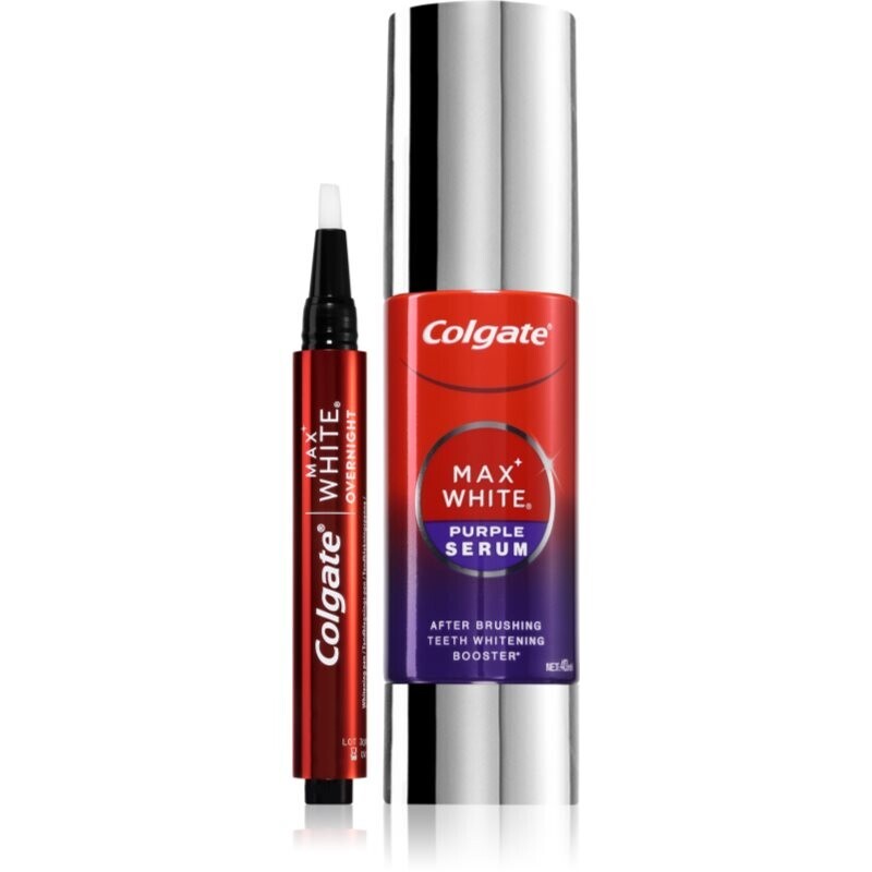 Colgate Max White Pen + Purple Serum Set whitening kit for teeth