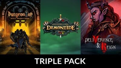Deckbuilder Triple Pack: Deliverance & Reign + DungeonTop + Demontide