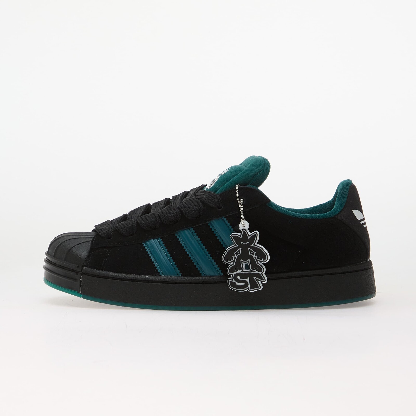 Sneakers adidas Superstar St Core Black/ Rich Green/ Ftwr White UK 8