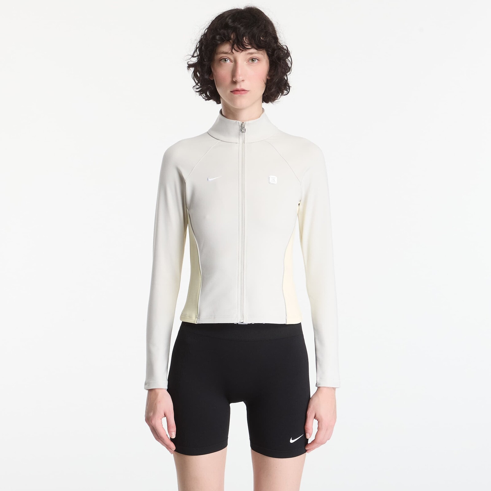 Sweatshirt Nike Sportswear Women's Full-Zip Long-Sleeve Top Light Bone/ Alabaster XS