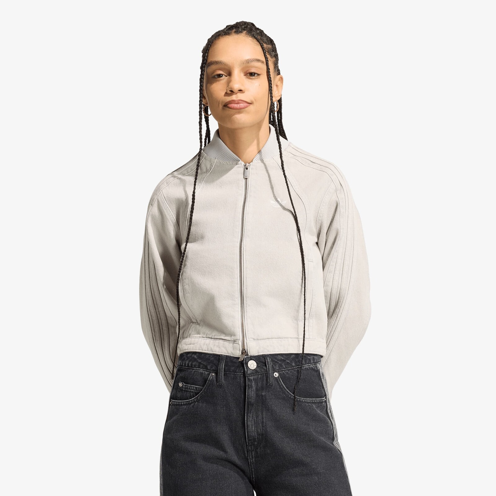 Jacket adidas SST 2.0 Denim Tracktop Clear Grey Denim L