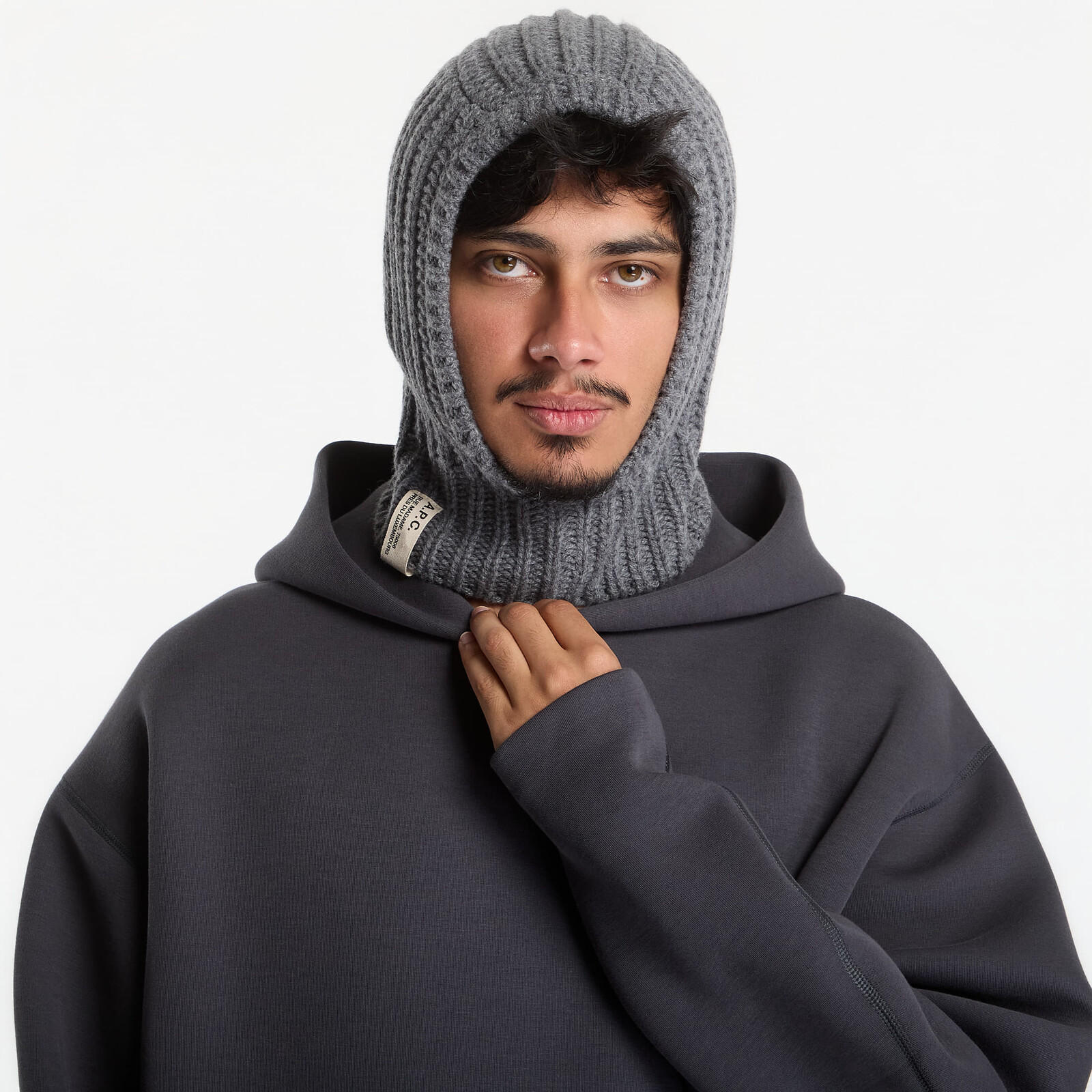 A.P.C. Alix Balaclava Anthracite XS-S
