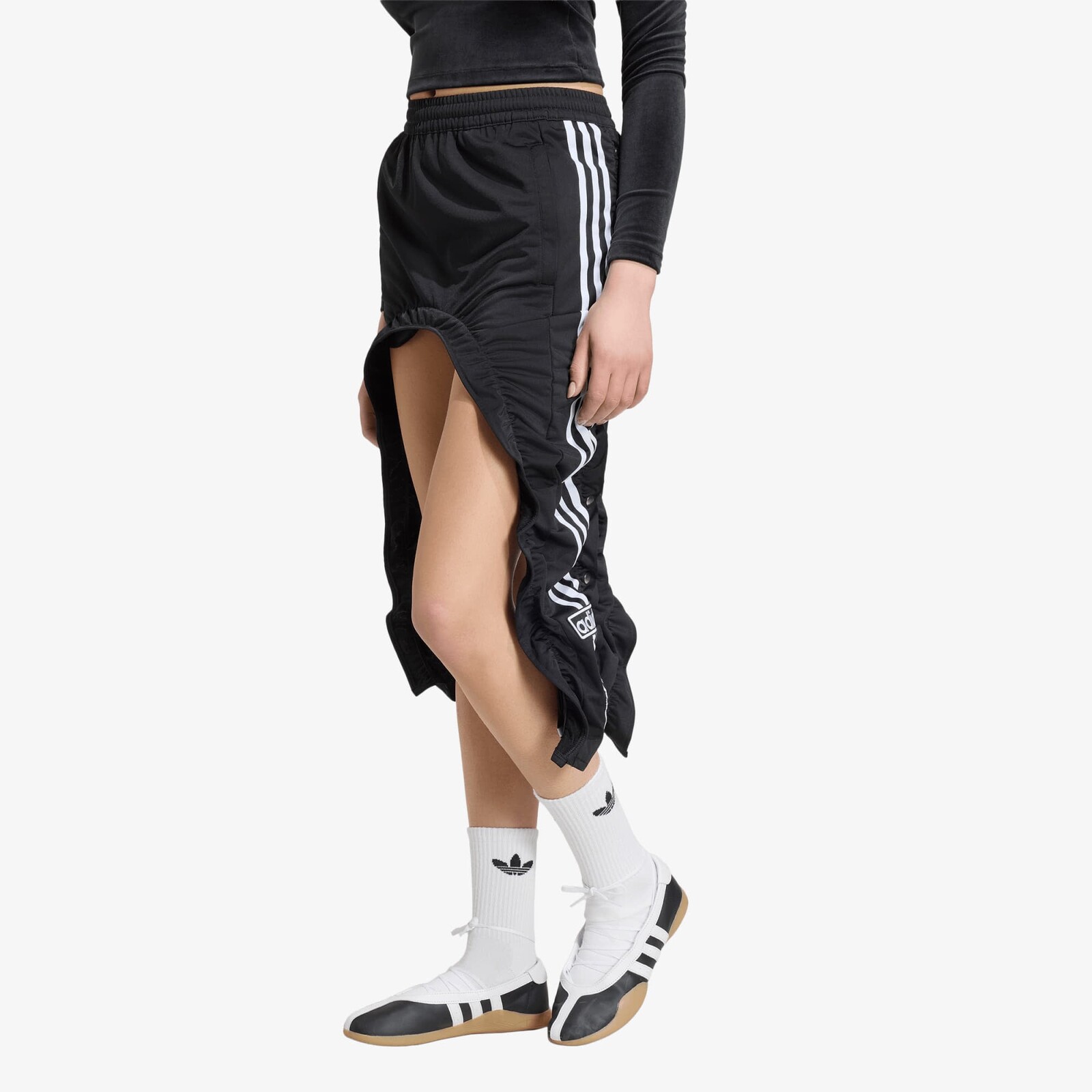 adidas Adibreak Ruched Skirt Black XS