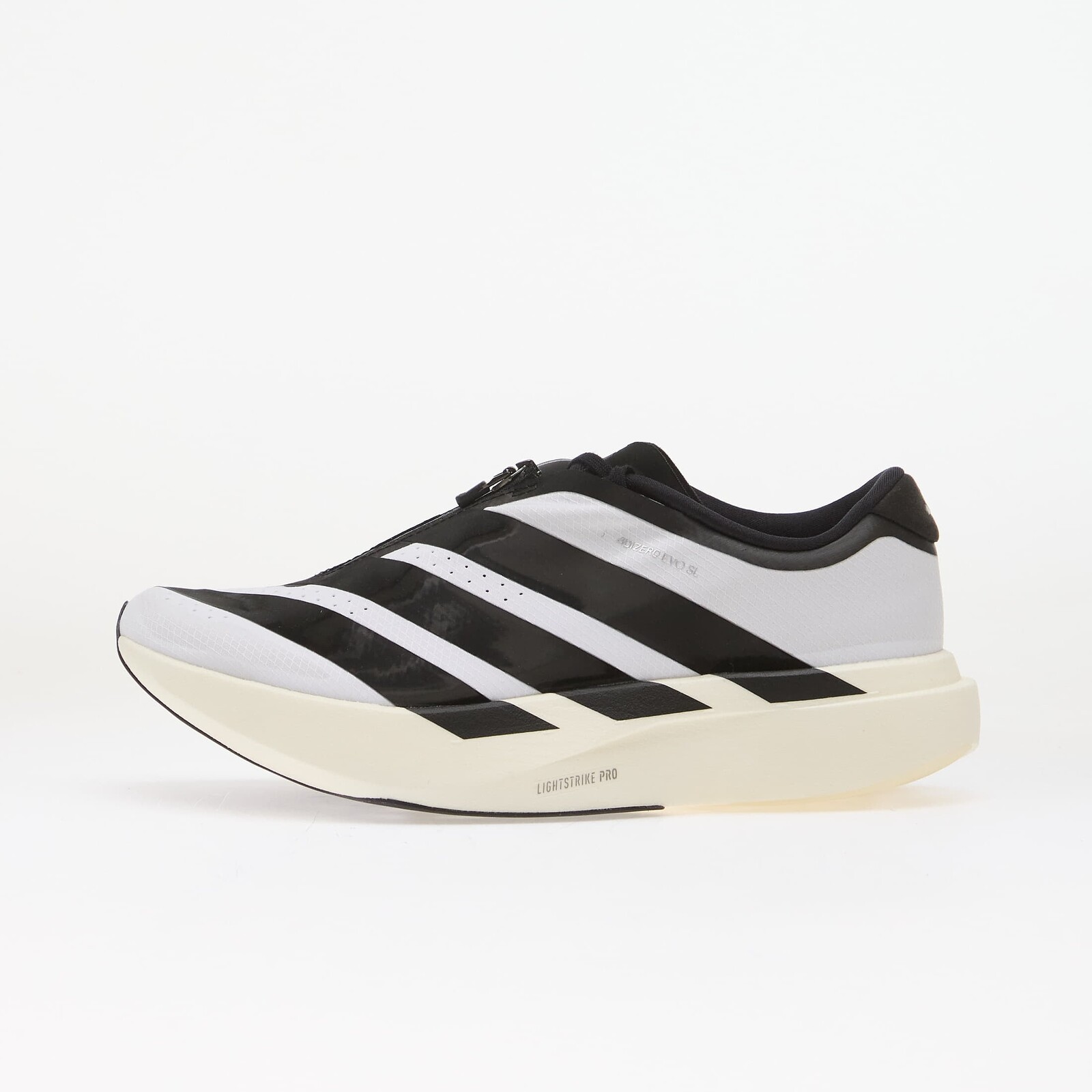 Sneakers adidas ADIZERO EVO SL Zip LIGHTSTRIKEPRO Running Ftwr White/ Core Black/ Silver Met. UK 5.5