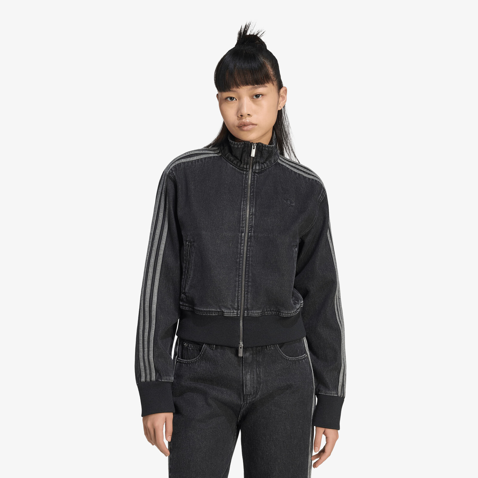 Jacket adidas Firebird Denim Tracktop True Black Denim L