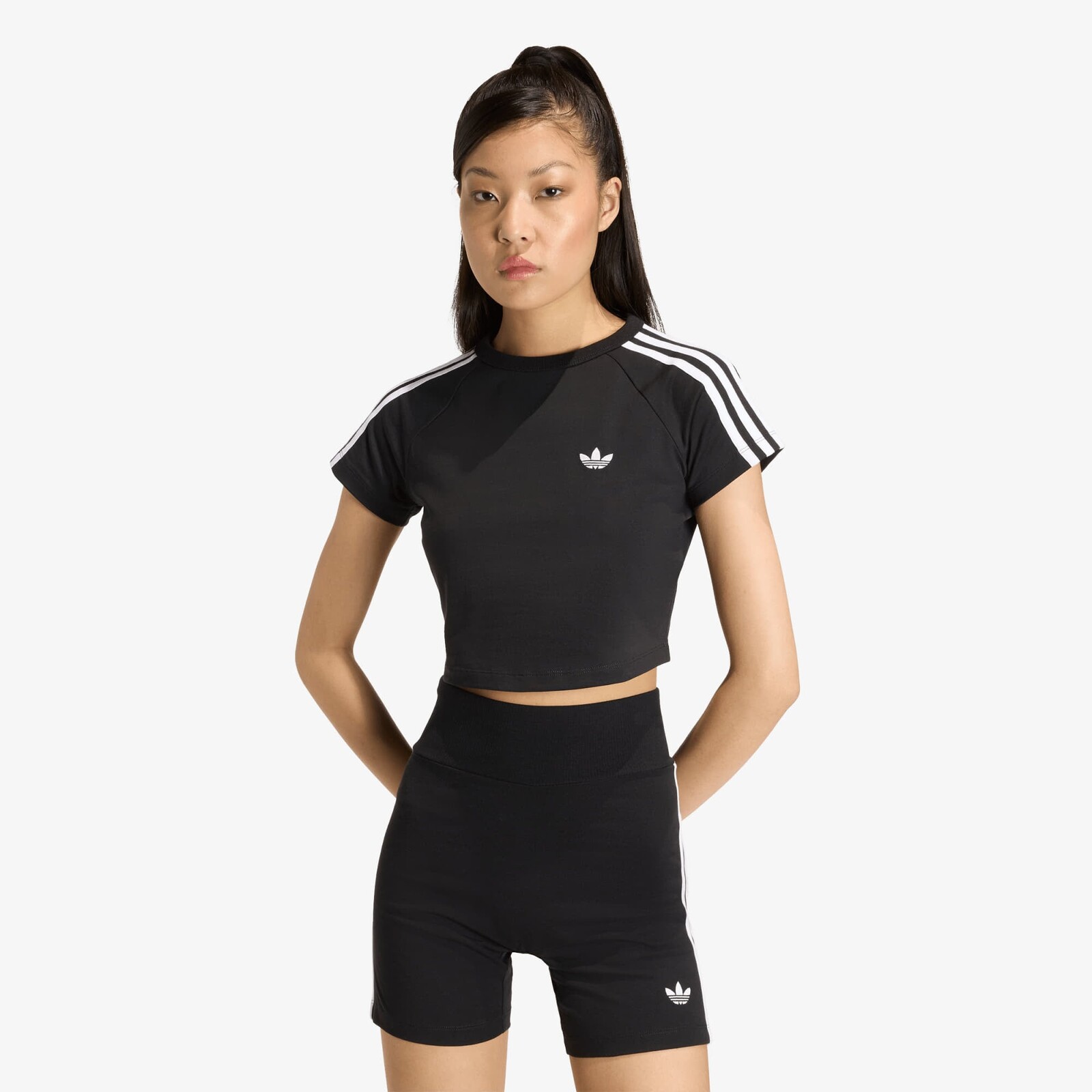 T-shirt adidas SST Baby T-shirt Black/ Black/ White XS