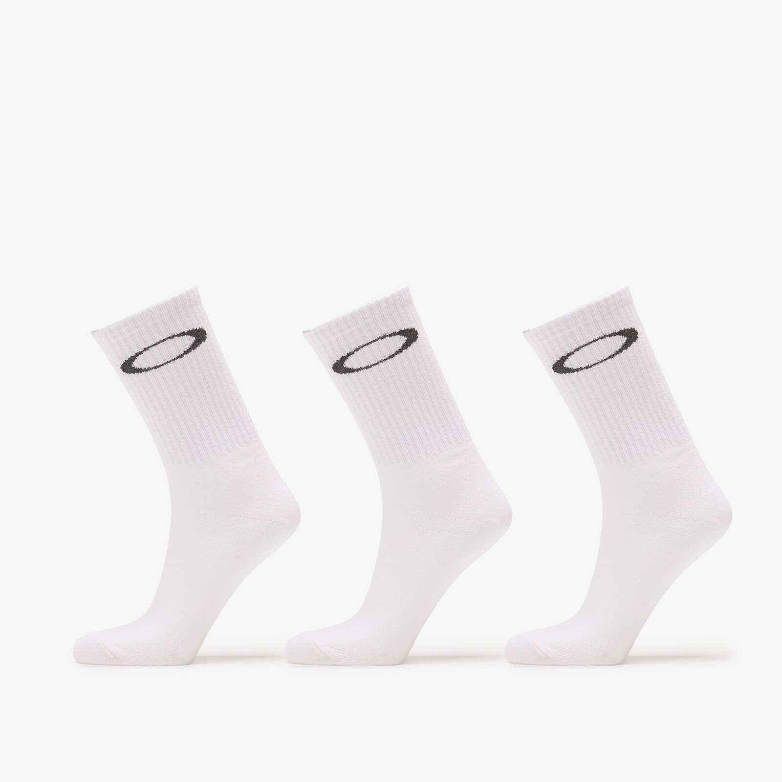 Oakley Ellipse Crew Sock White L