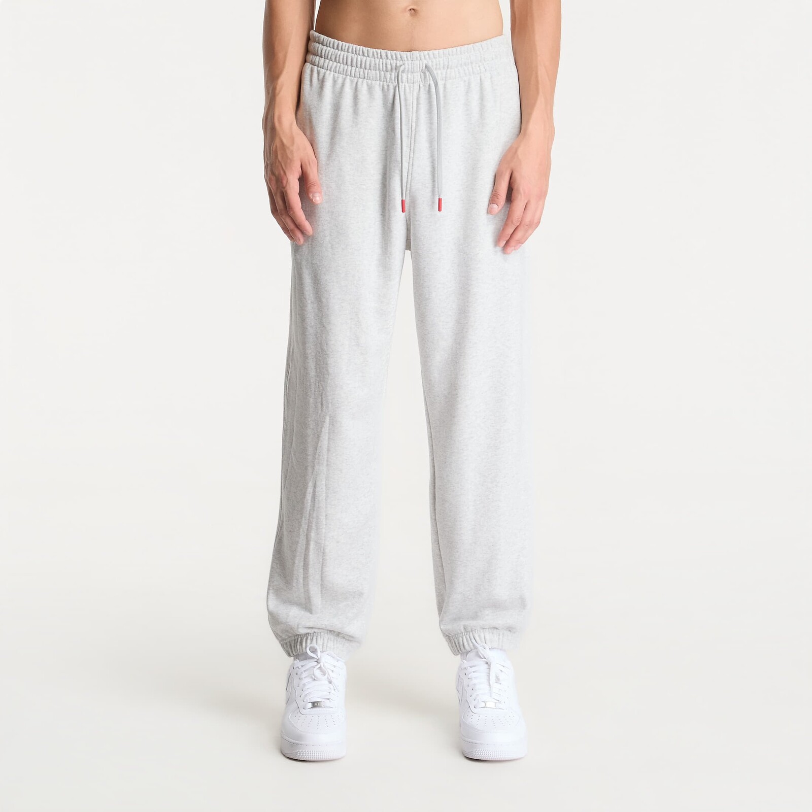 Pants Jordan Brooklyn Fleece Men's Pants Neutral Grey/ Htr/ University Red M