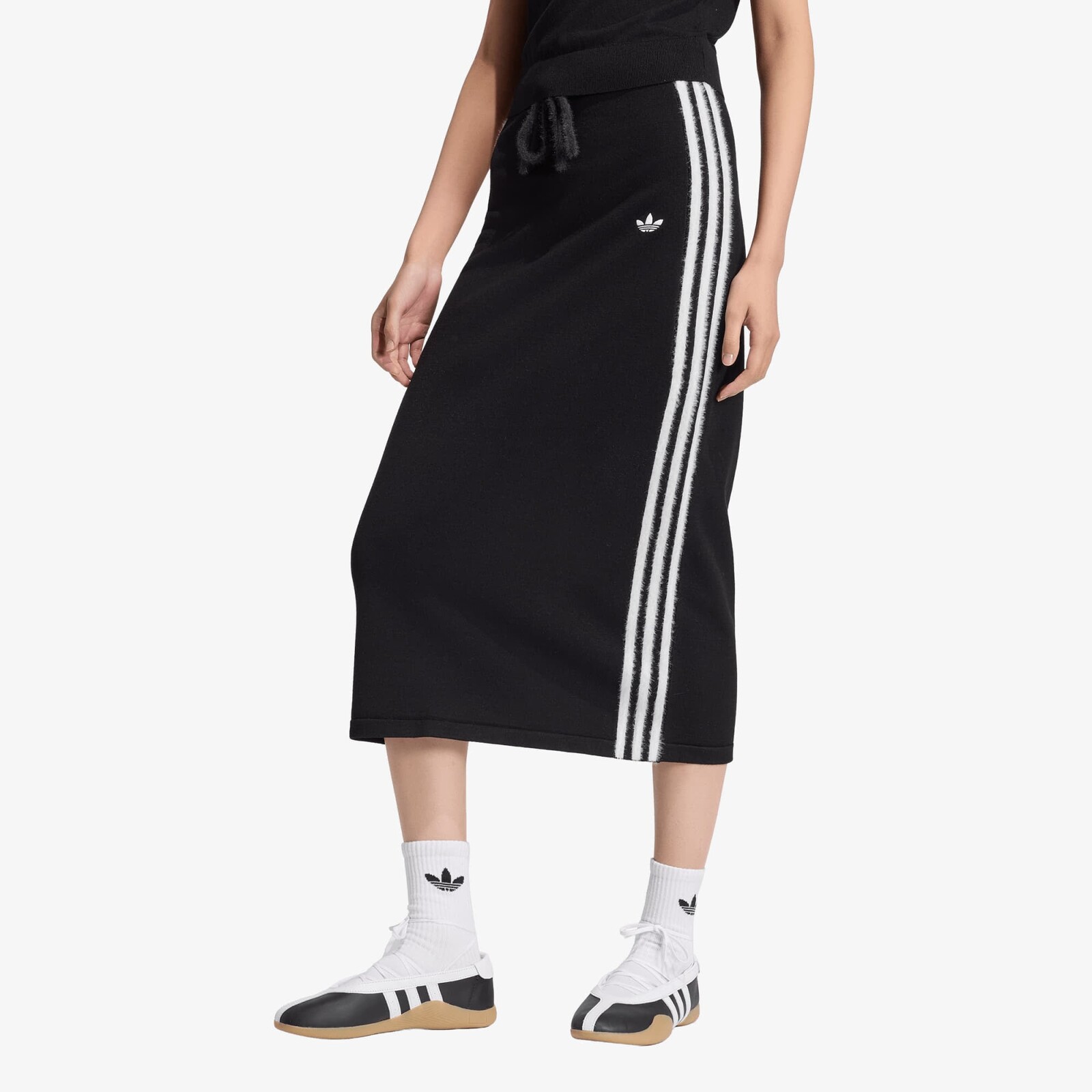 adidas Knitted Skirt Black/ White S