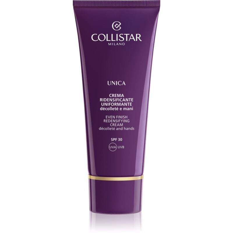 Collistar Unica Even Finish Redensifying Cream firming cream for décolleté and bust SPF 30 75 ml