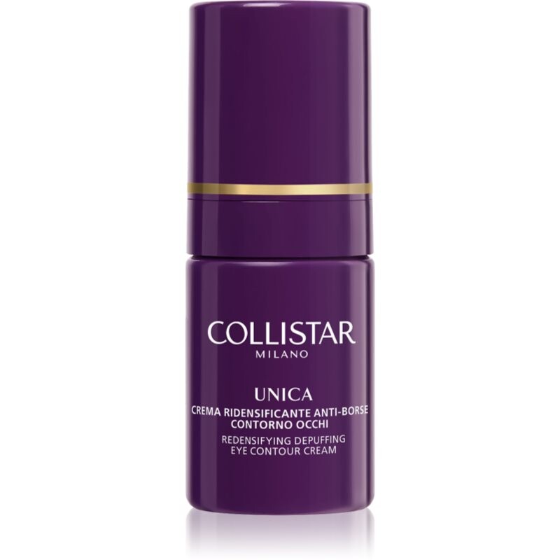Collistar Unica Redensifying Draining Anti-Bags Eye Contour brightening cream for puffy eyes and dark circles 15 ml