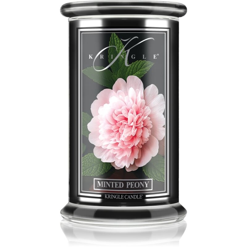 Kringle Candle Reserve Minted Peony scented candle 623 g