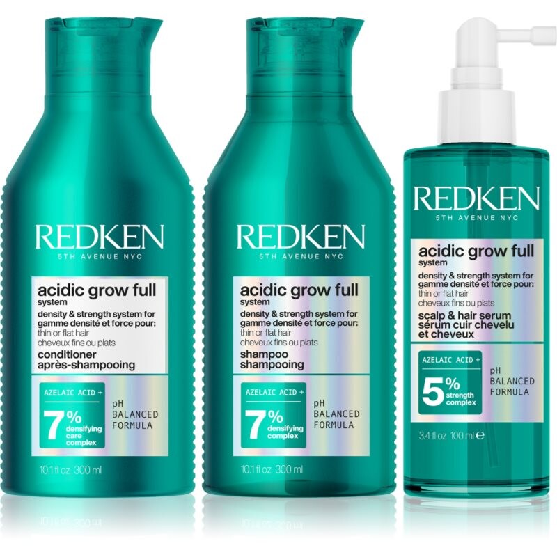 Redken Acidic Grow Full System set to restore hair density