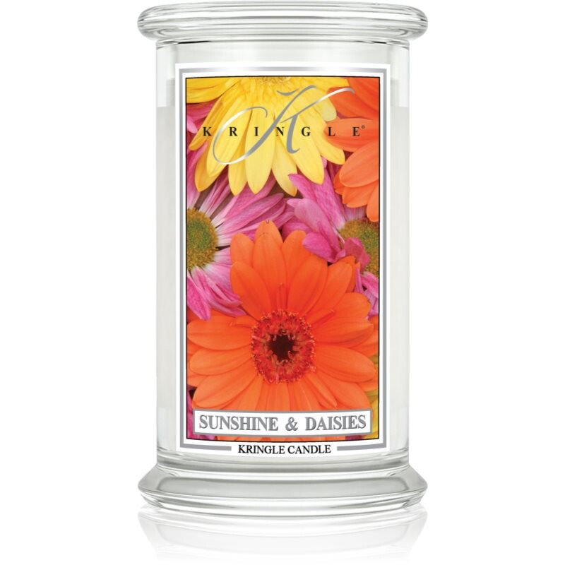 Kringle Candle Classic Sunshine & Daisies scented candle 623 g