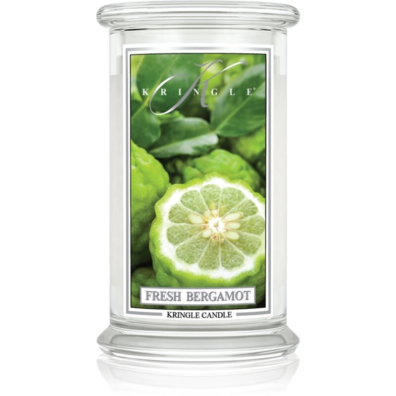 Kringle Candle Classic Fresh Bergamot scented candle 623 g