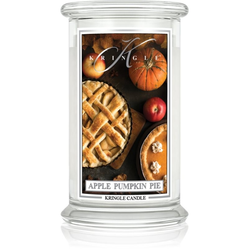 Kringle Candle Classic Apple Pumpkin Pie scented candle 623 g