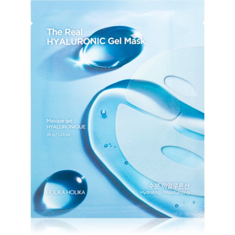 Holika Holika The Real Hyaluronic Gel Mask moisturising face sheet mask with gel consistency 35 g