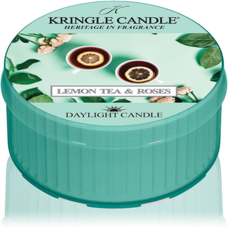 Kringle Candle Lemon Tea & Roses scented candle 42 g