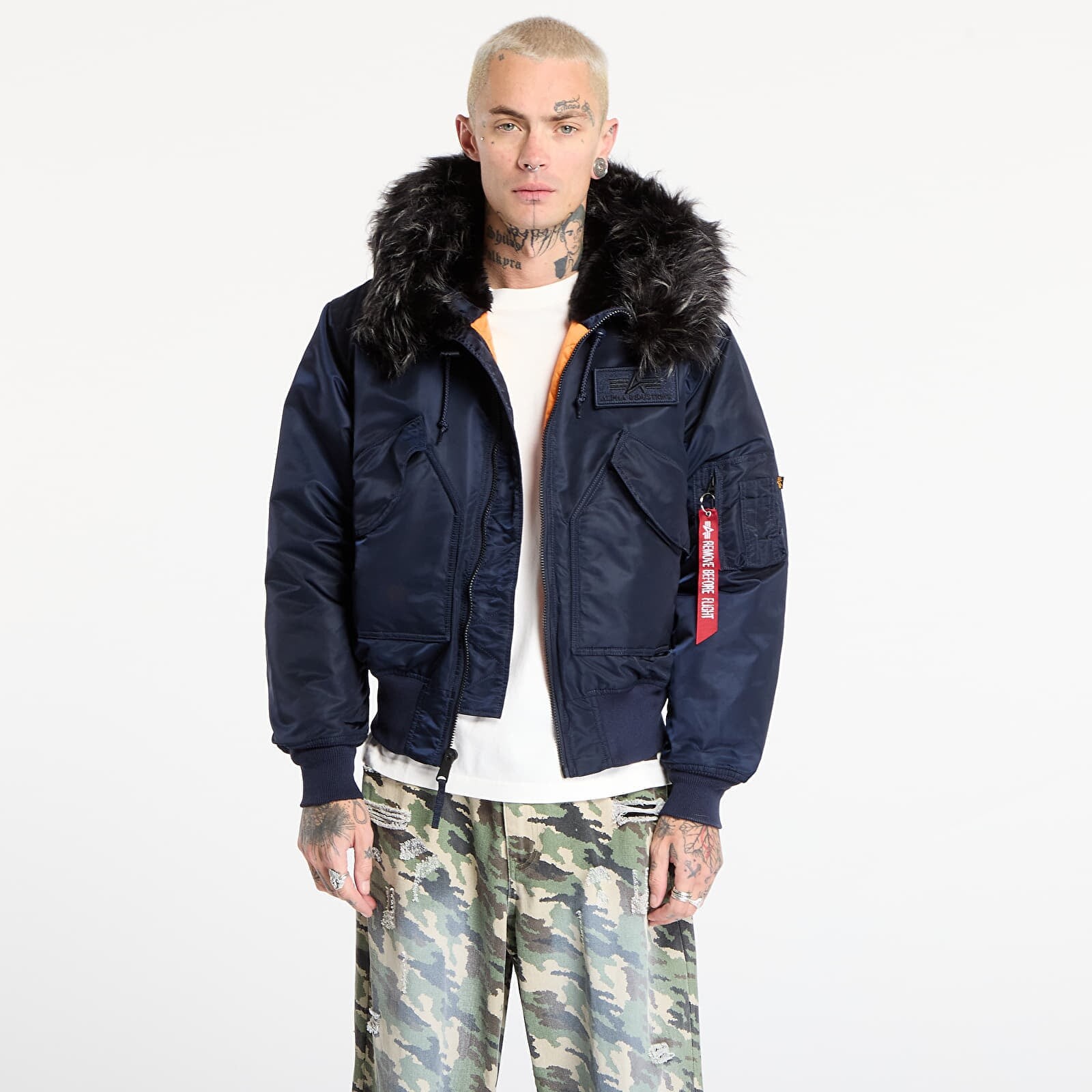 Jacket Alpha Industries 45/P Hooded Custom Ultra Navy L