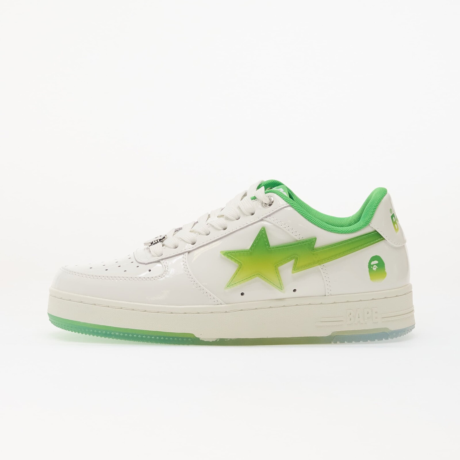 Sneakers A Bathing Ape Bape Sta 4 Green UK 10
