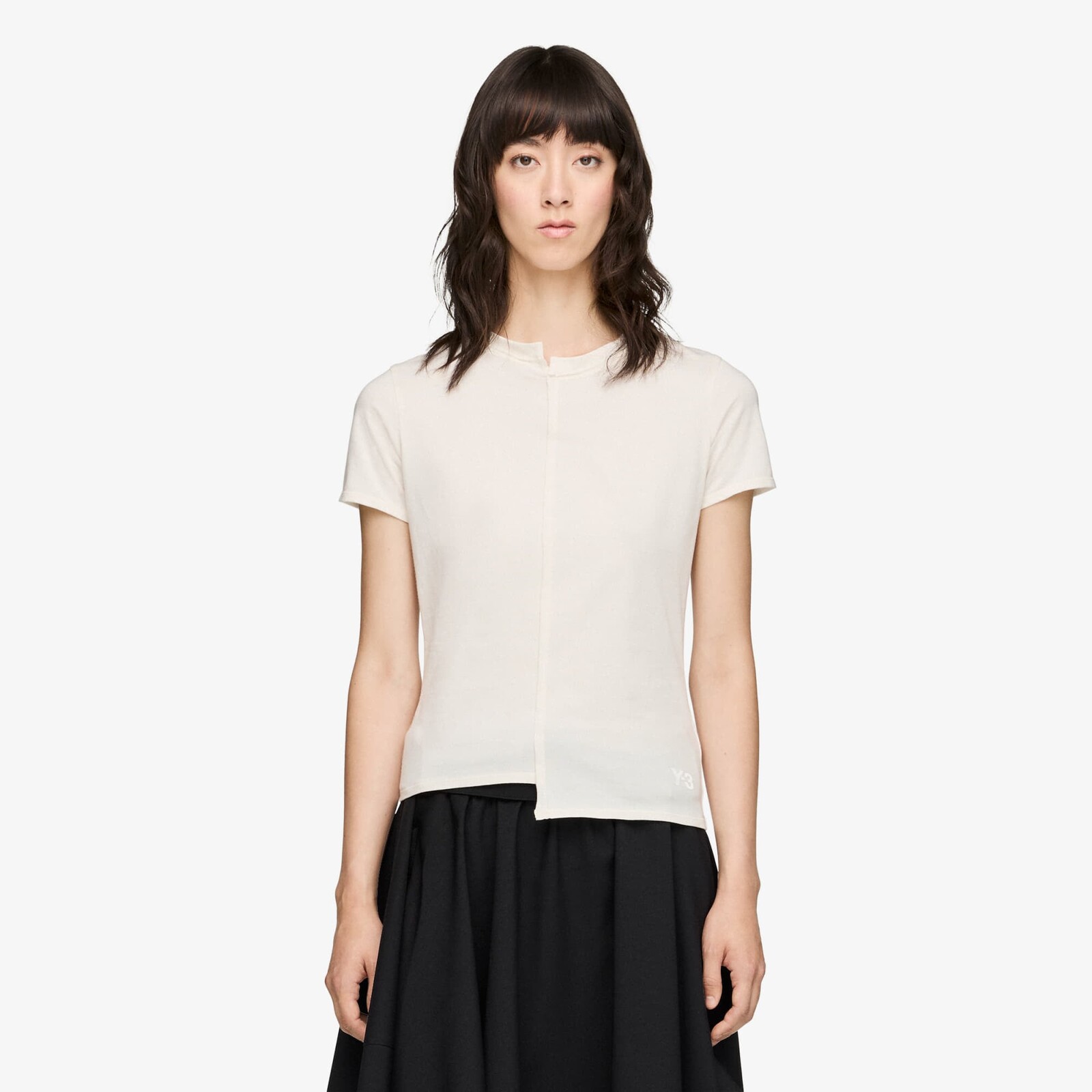 T-shirt Y-3 Fitted Short Sleeve Tee Chalk White L