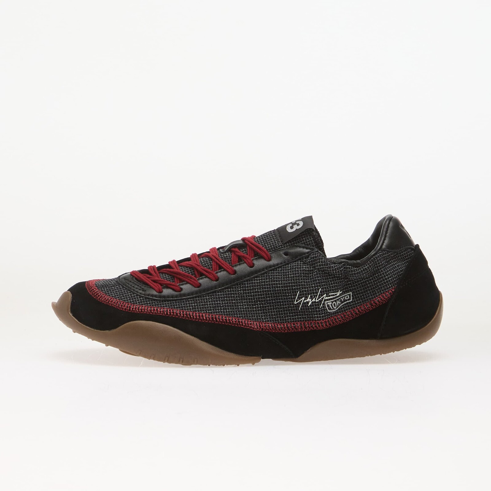 Sneakers Y-3 Tokyo Warped Black/ Active Maroon/ Gum5 UK 12