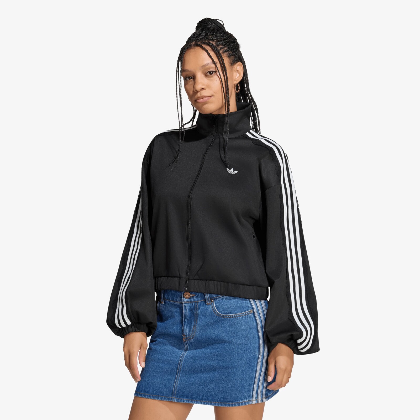 Jacket adidas Lace Oversized Archive Track Top Black M