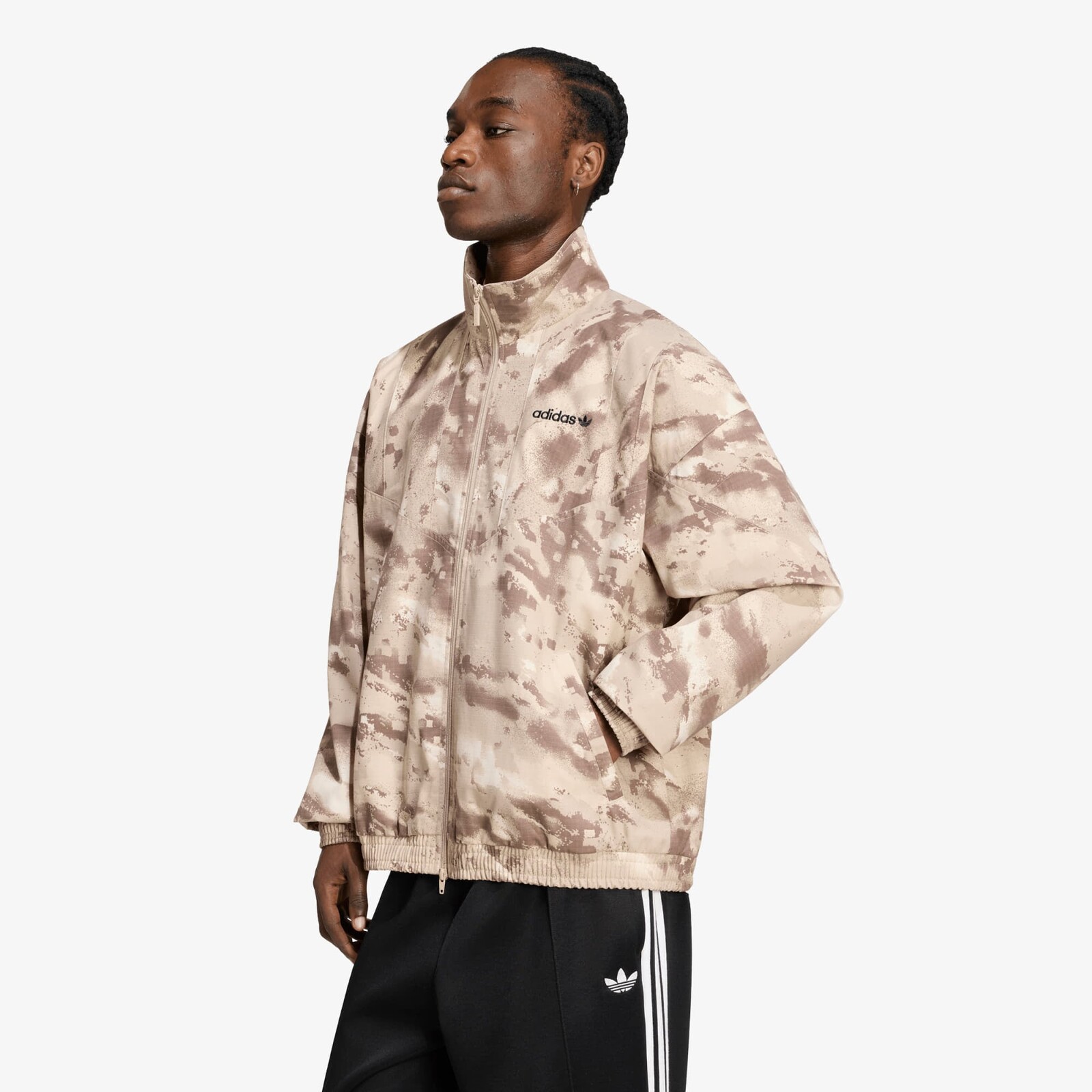 Jacket adidas Camo Cutline Track Top Khaki Three L
