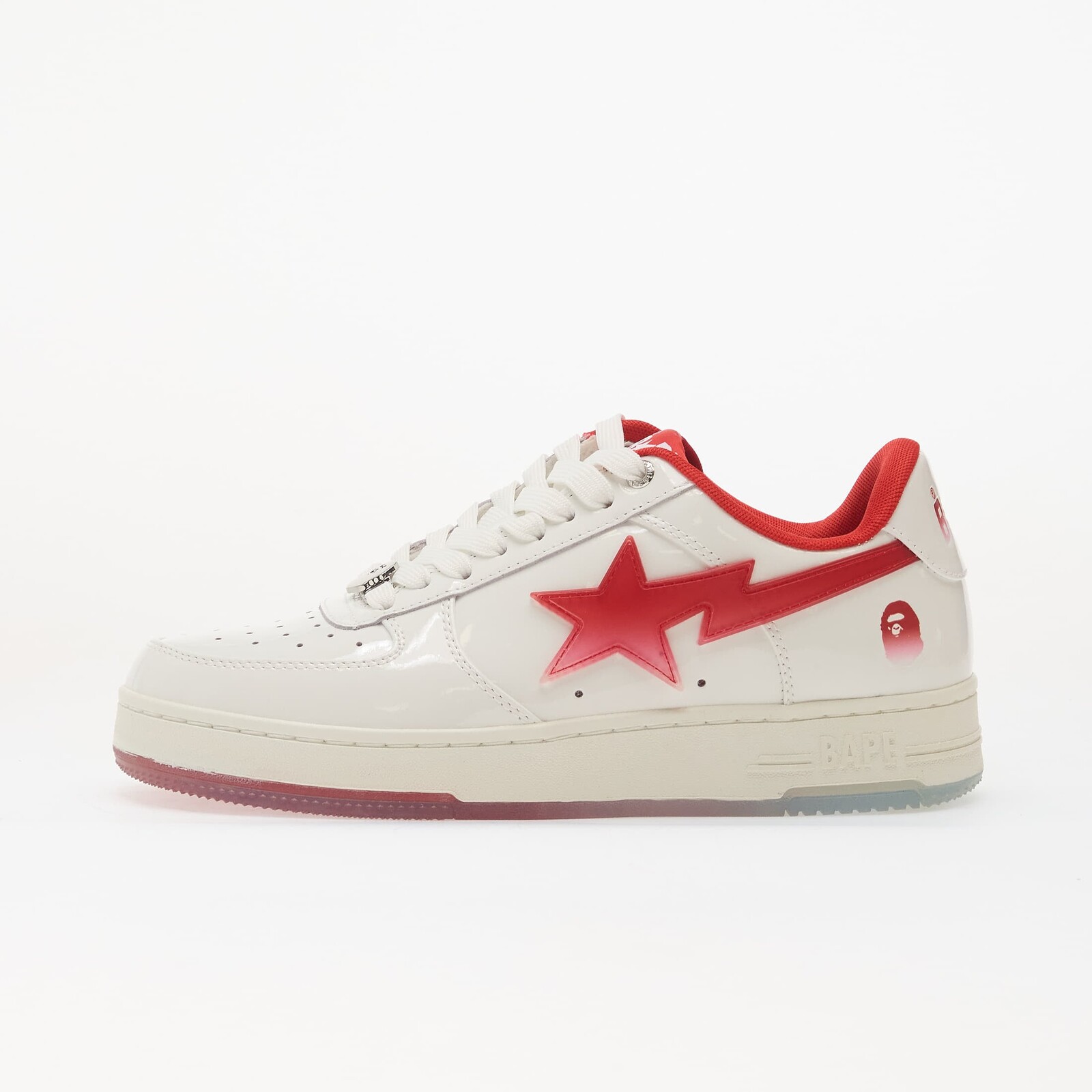 Sneakers A Bathing Ape Bape Sta 4 Red UK 8