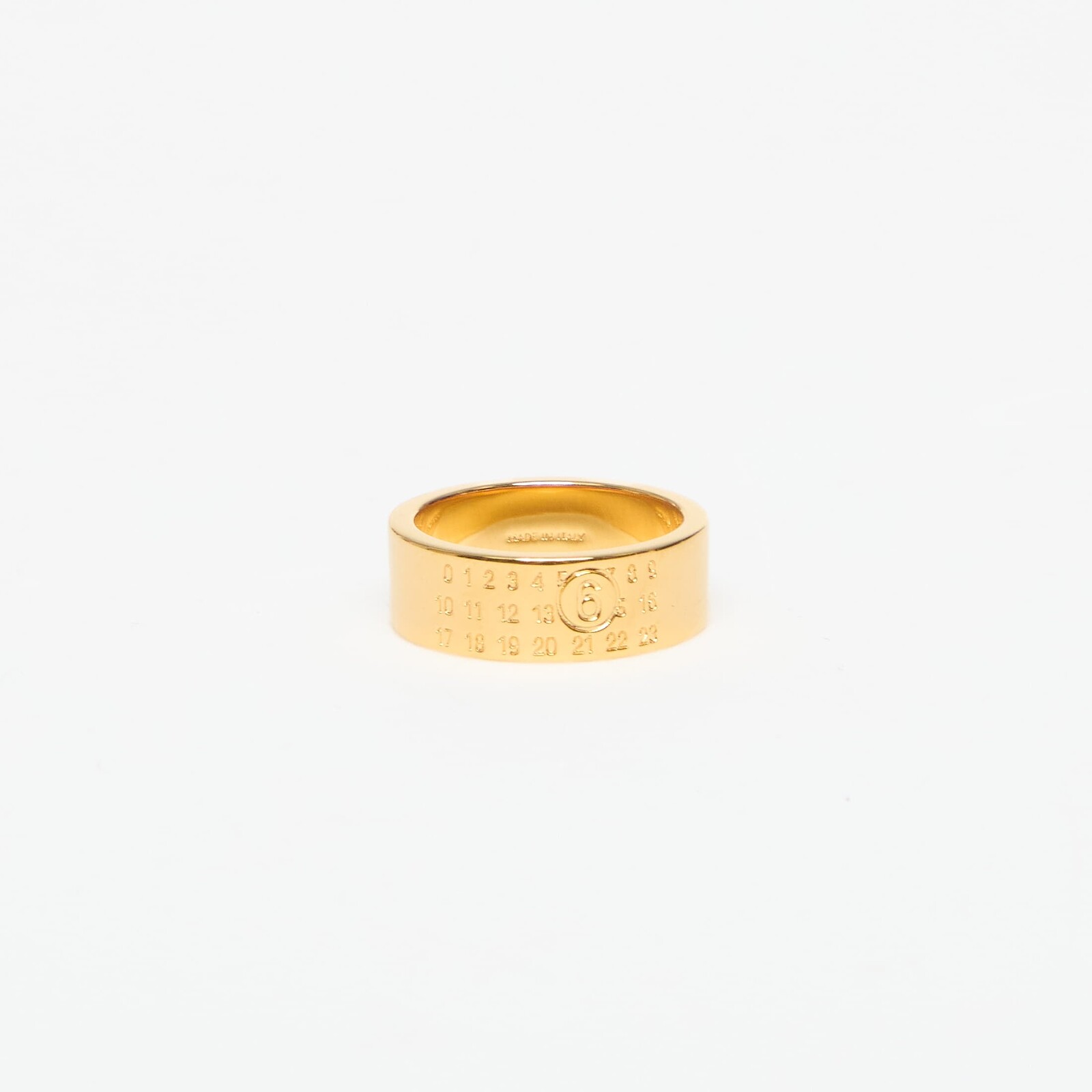 MM6 Ring Yellow Gold Polished 7
