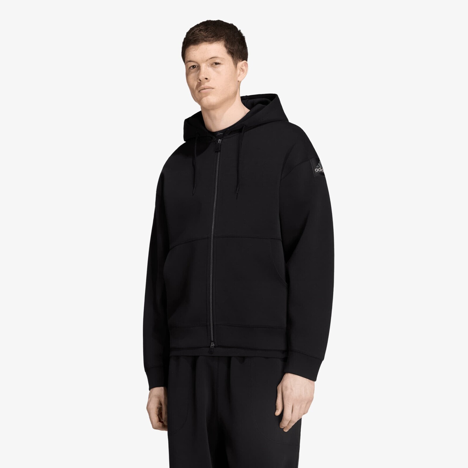 Sweatshirt adidas Spacer Full Zip Hoodie Black XL