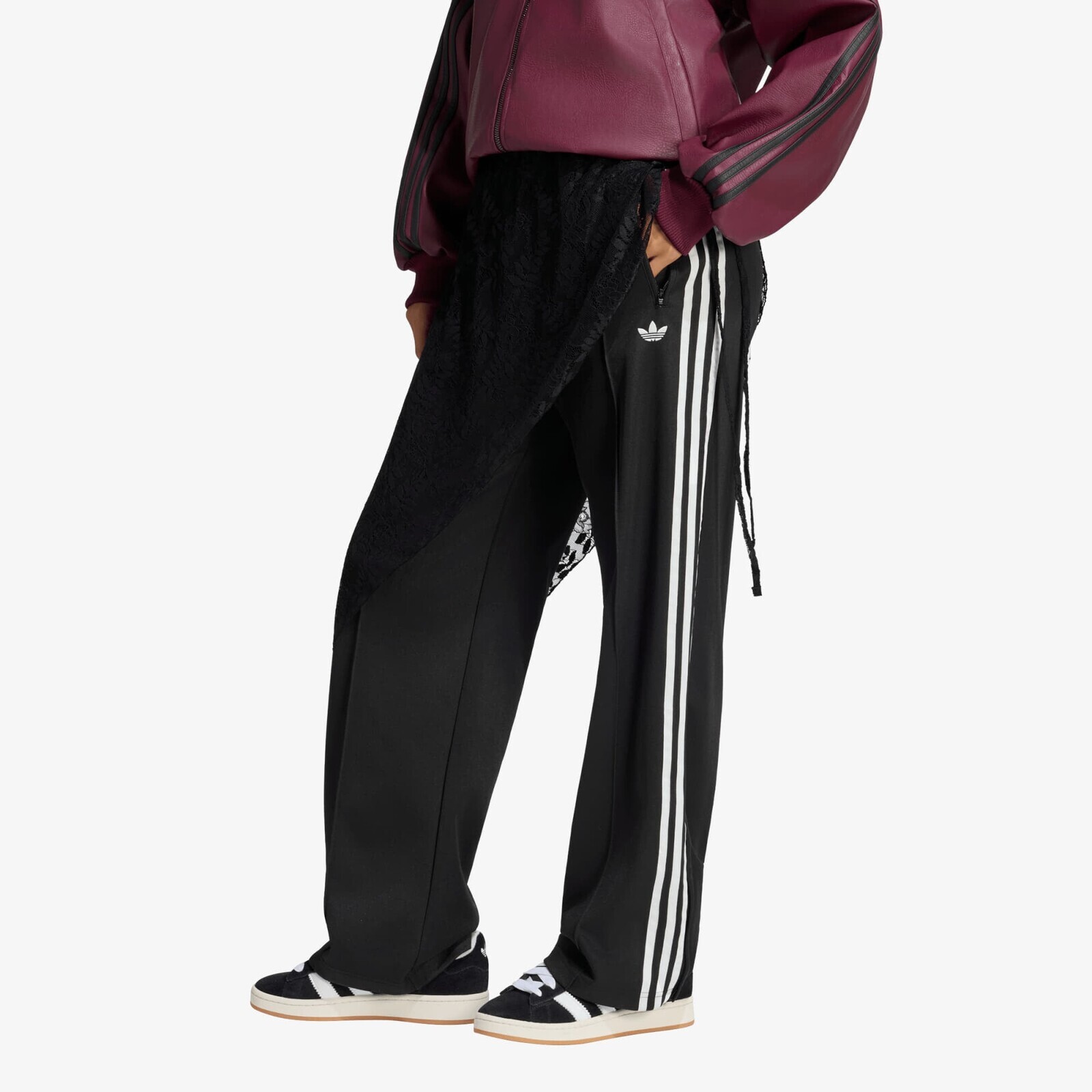 Pants adidas 2In1 Firebird Loose Track Pants With Lace Skirt Black XS