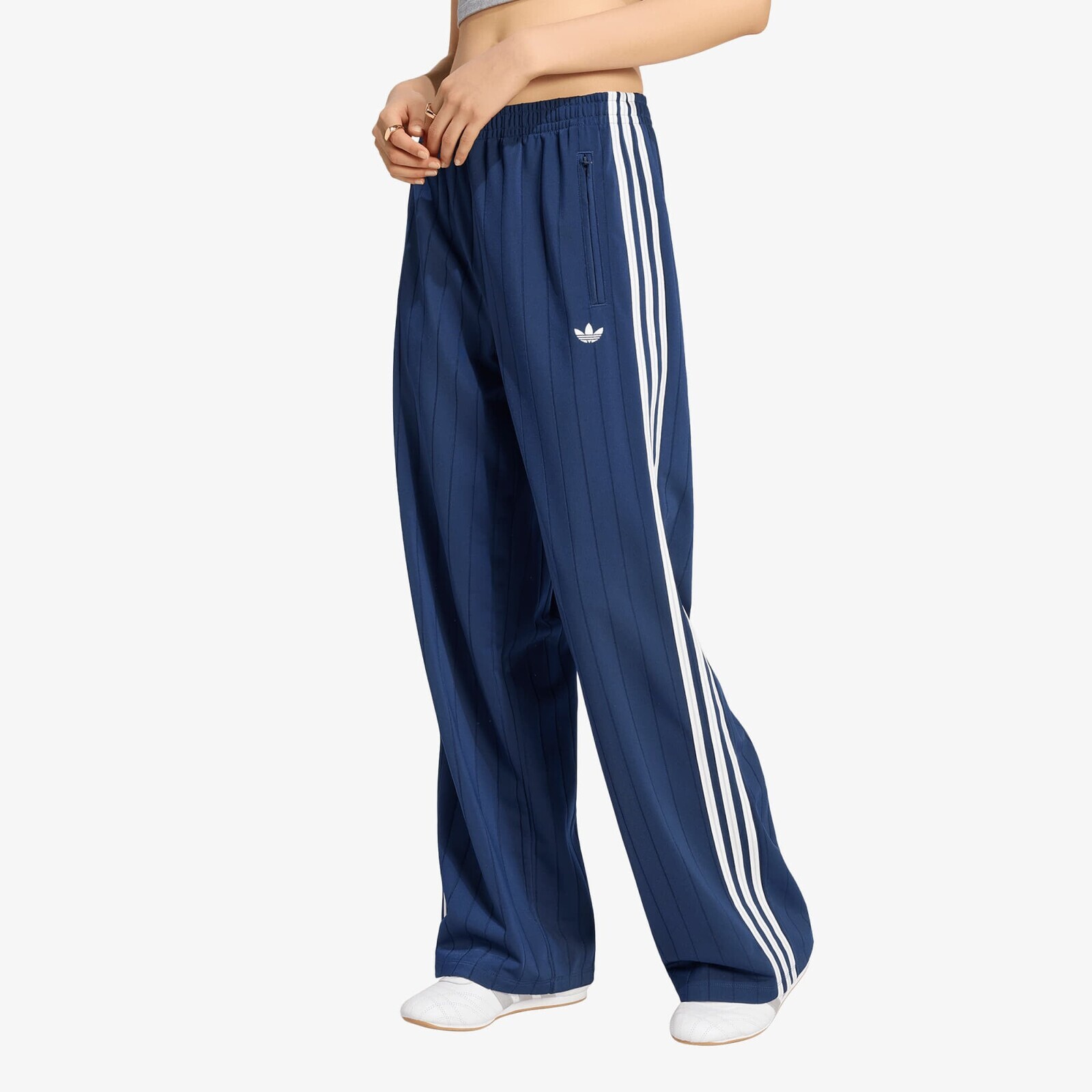 Pants adidas Pinstripe Firebird Loose Trackpant Night Indigo/ White/ Grey Two M