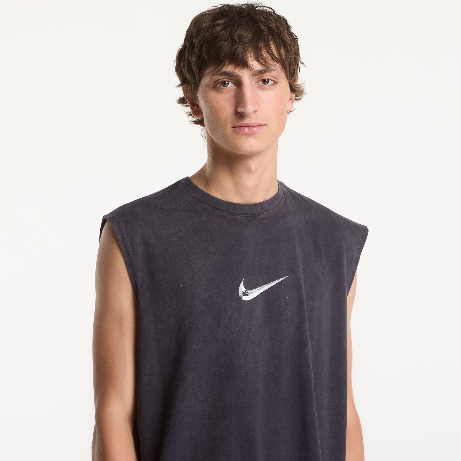 T-shirt Nike Men's Sleeveless T-Shirt Black/ White L