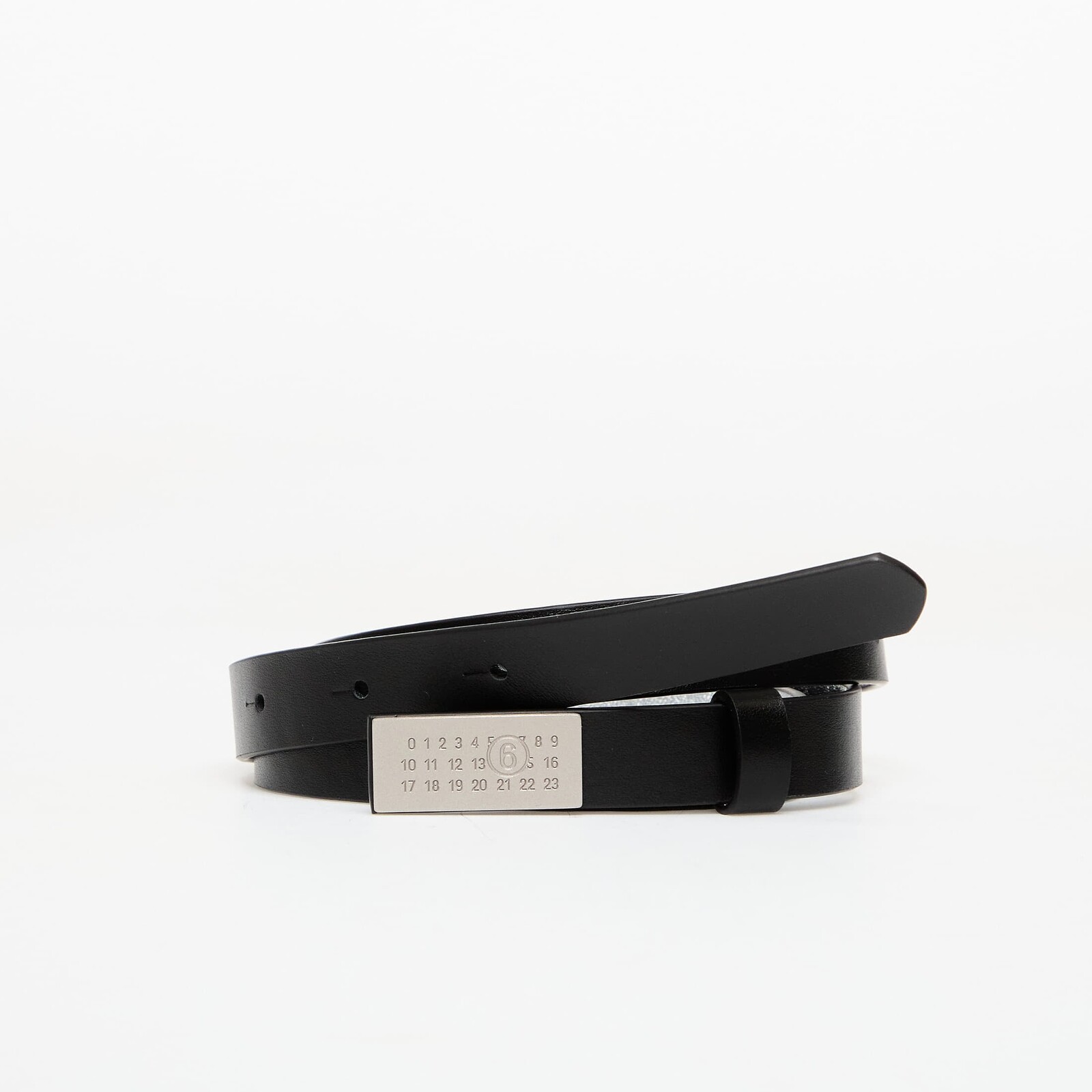 MM6 Belt Black/ Silver Universal