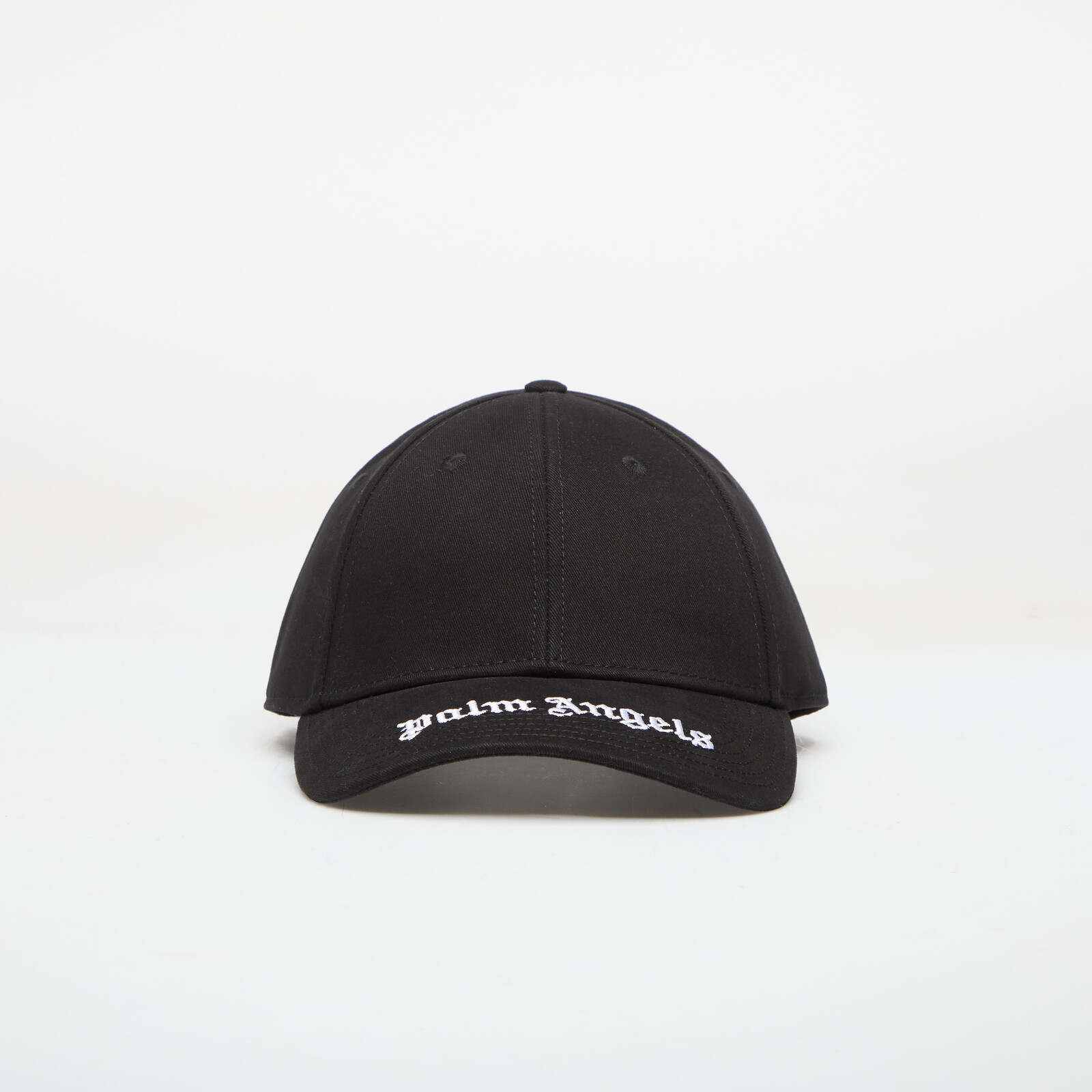 Palm Angels Curved Logo Visor Cap Black/ Off White Universal
