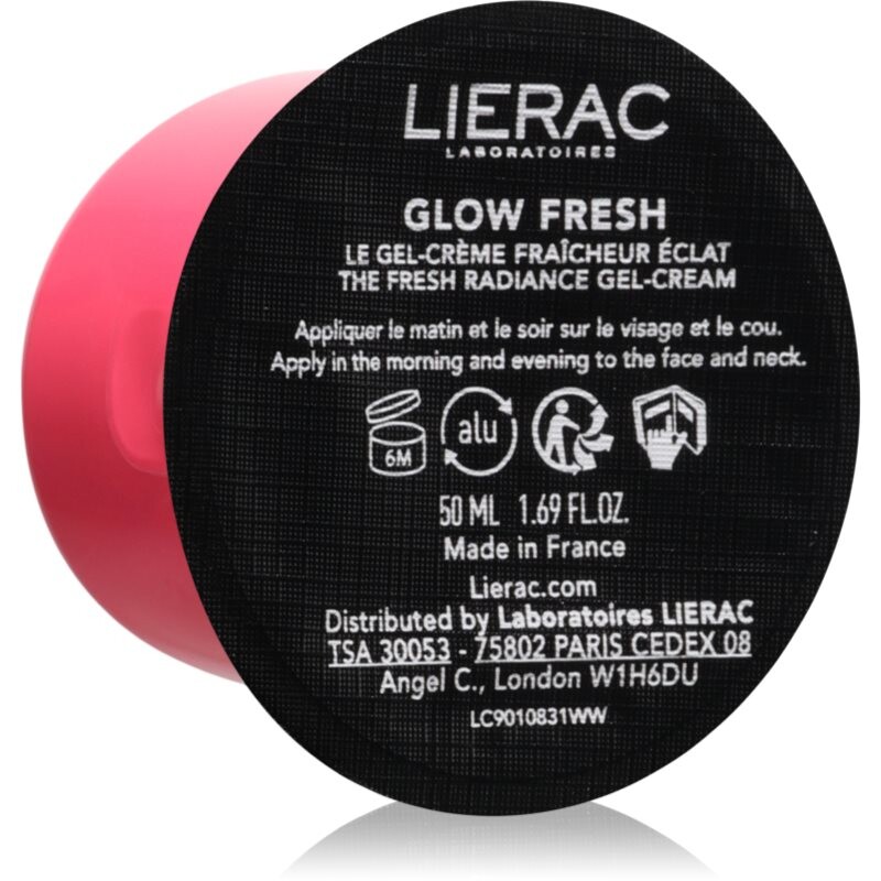 Lierac Glow Fresh The Radiance Plumping Gel-Cream brightening gel cream 50 ml