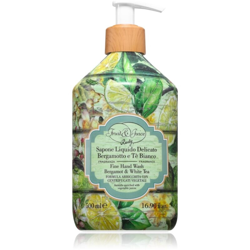 Rudy - Le Maioliche Bergamot & White Tea Fine liquid soap 500 ml